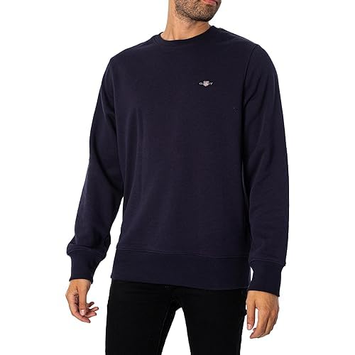 GANT Mens Shield Crew Neck Sweater