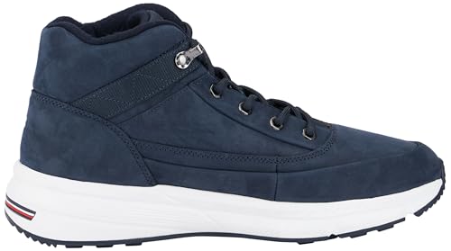 Tommy Hilfiger Men’s Warm Nubuck Hybrid Leather Boots