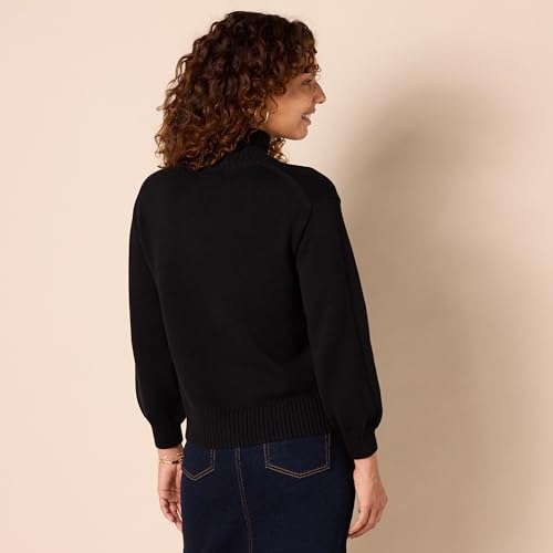 Women's Cotton Funnel-Neck Sweater (Available in Plus Size)