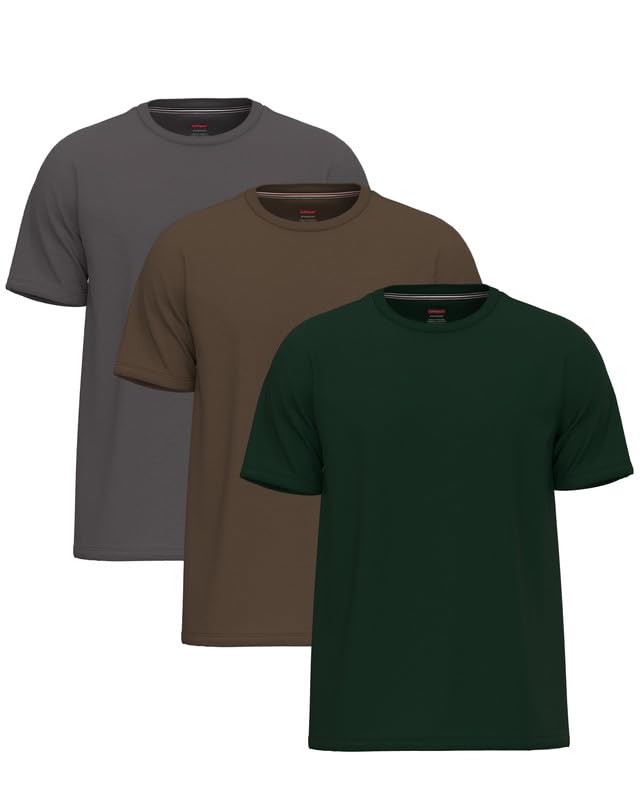 3 Pack T-Shirts for Men 100% Cotton |Premium Plain Crew Neck Mens