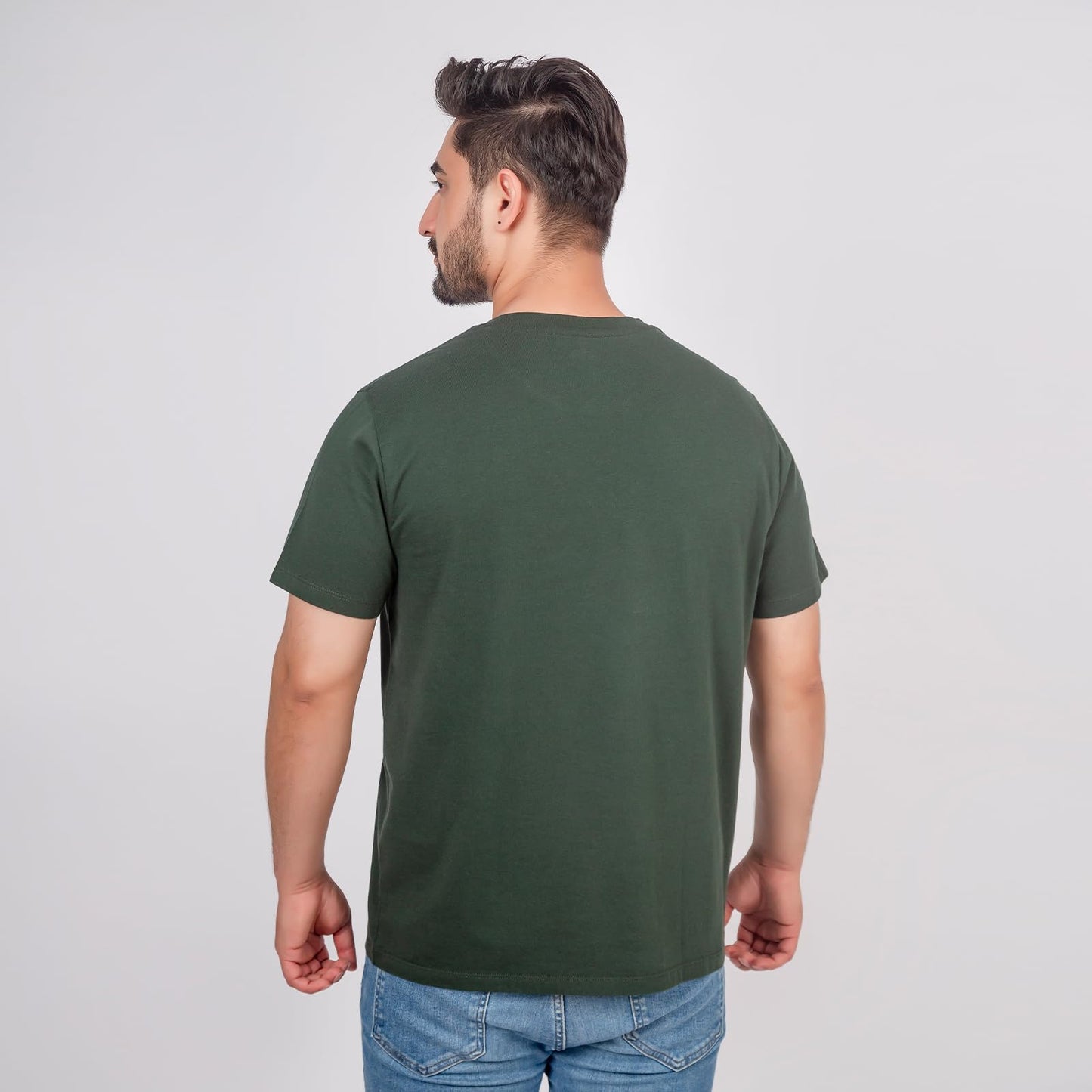 3 Pack T-Shirts for Men 100% Cotton |Premium Plain Crew Neck Mens