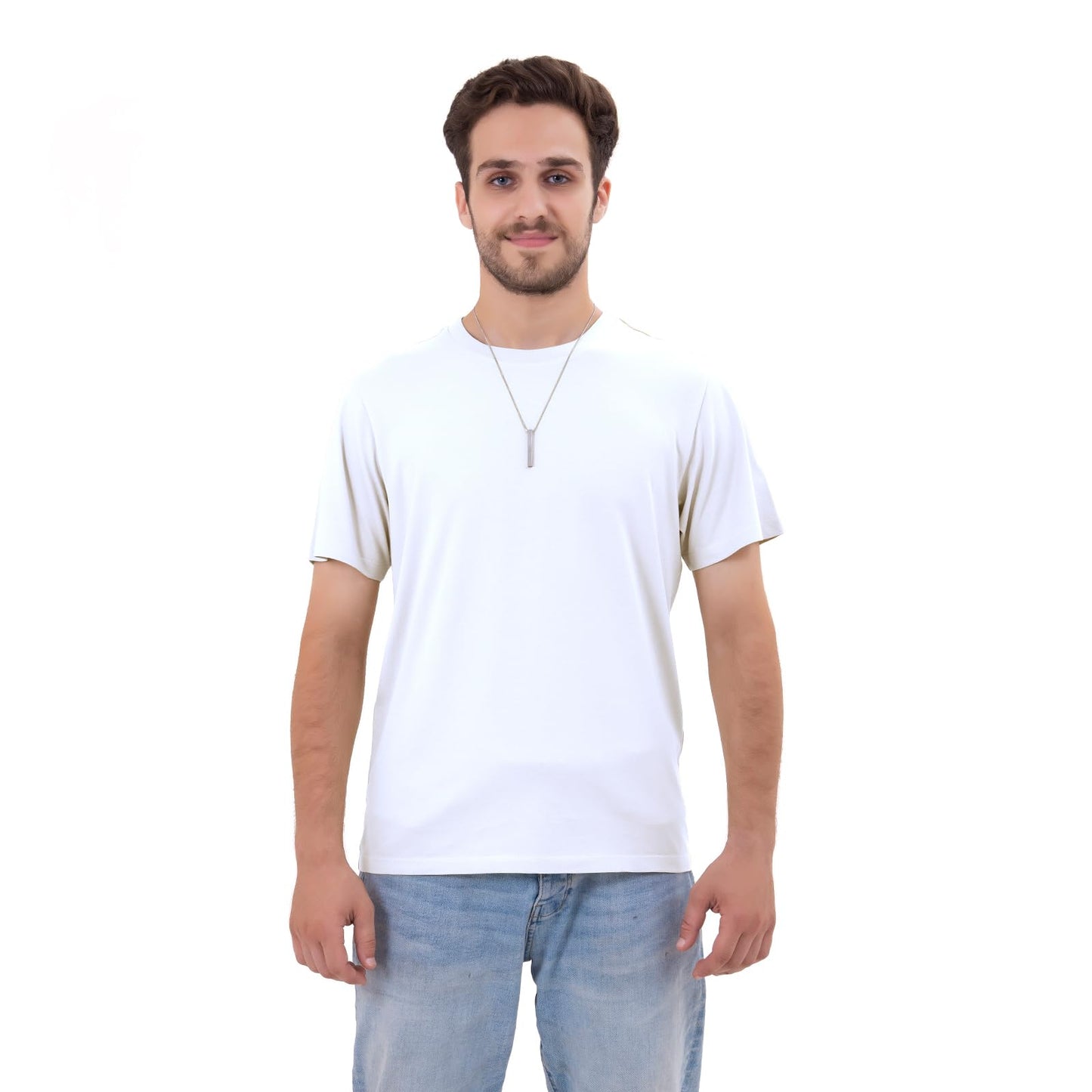 3 Pack T-Shirts for Men 100% Cotton |Premium Plain Crew Neck Mens