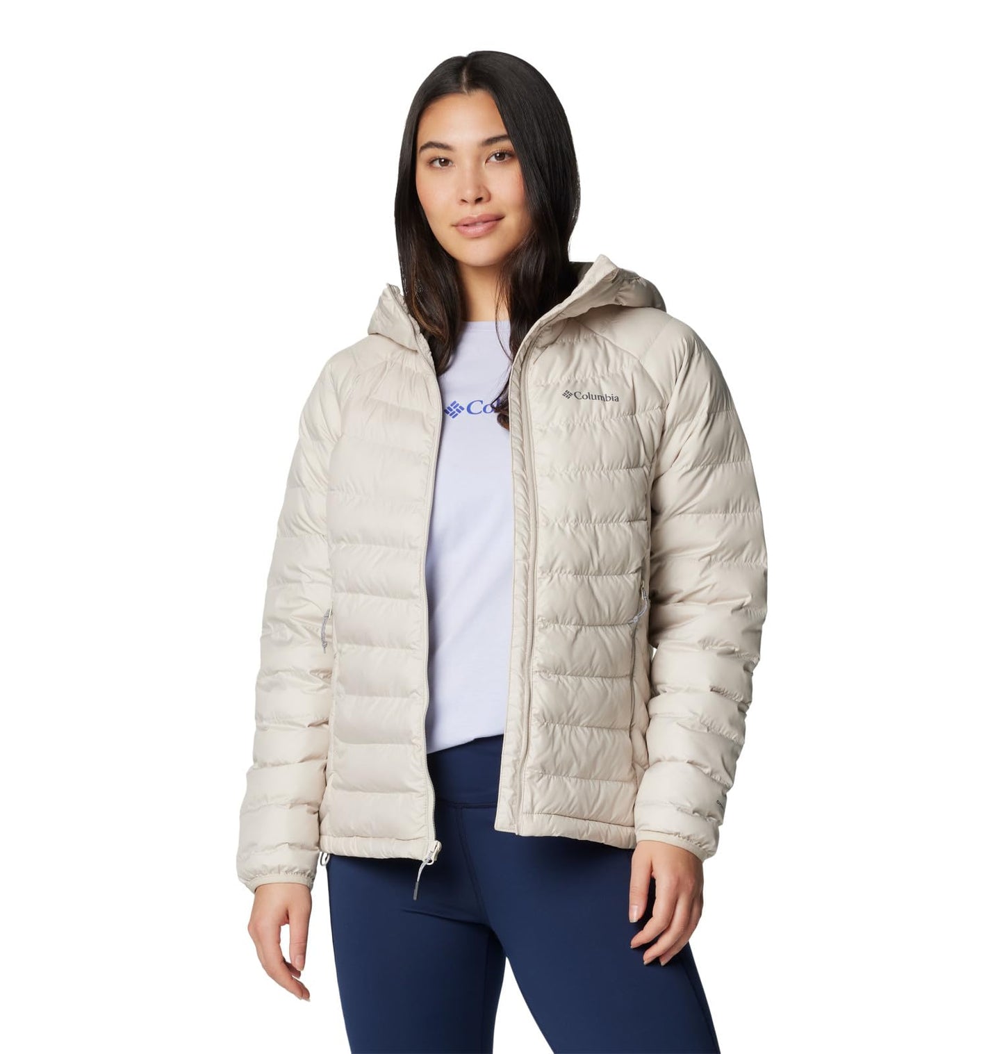 Columbia Women's Powder Lite Hooded Jacket Hooded Puffer Jacket (pack of 1)