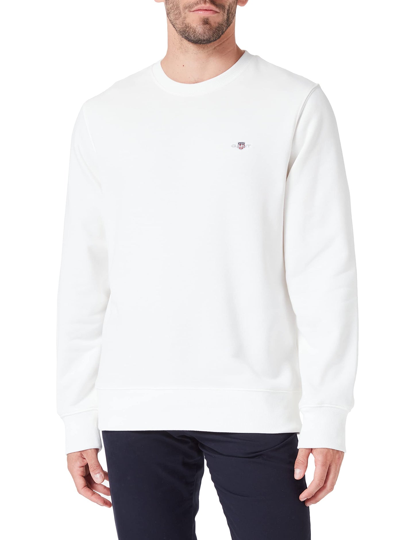 GANT Mens Shield Crew Neck Sweater