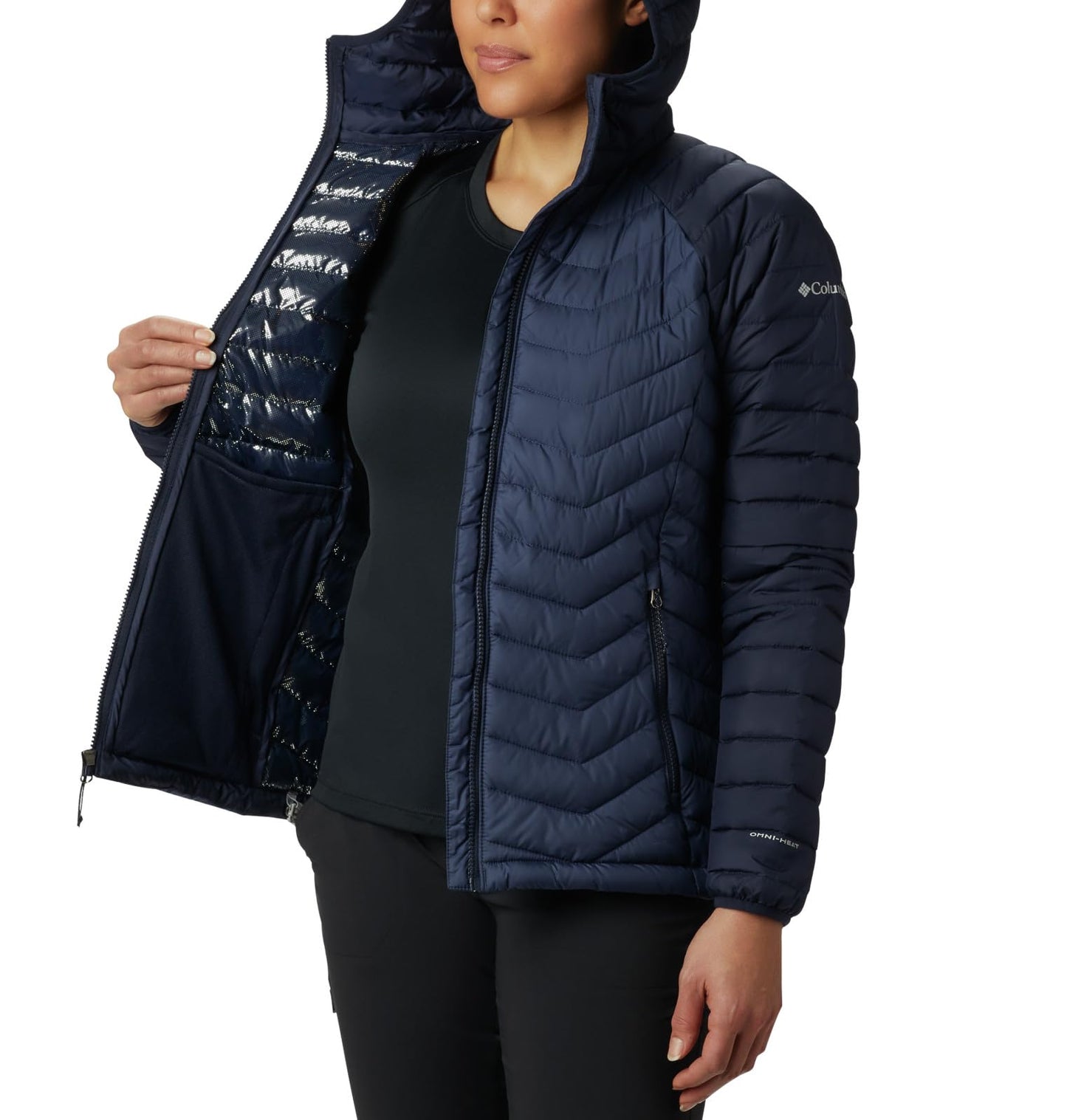 Columbia Women's Powder Lite Hooded Jacket Hooded Puffer Jacket (pack of 1)