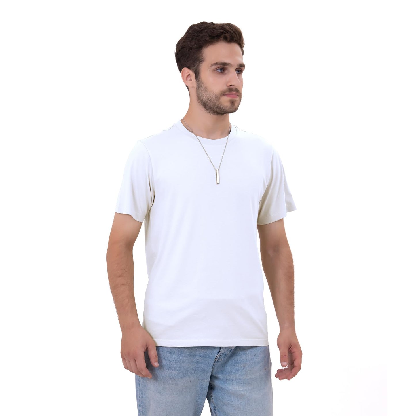 3 Pack T-Shirts for Men 100% Cotton |Premium Plain Crew Neck Mens