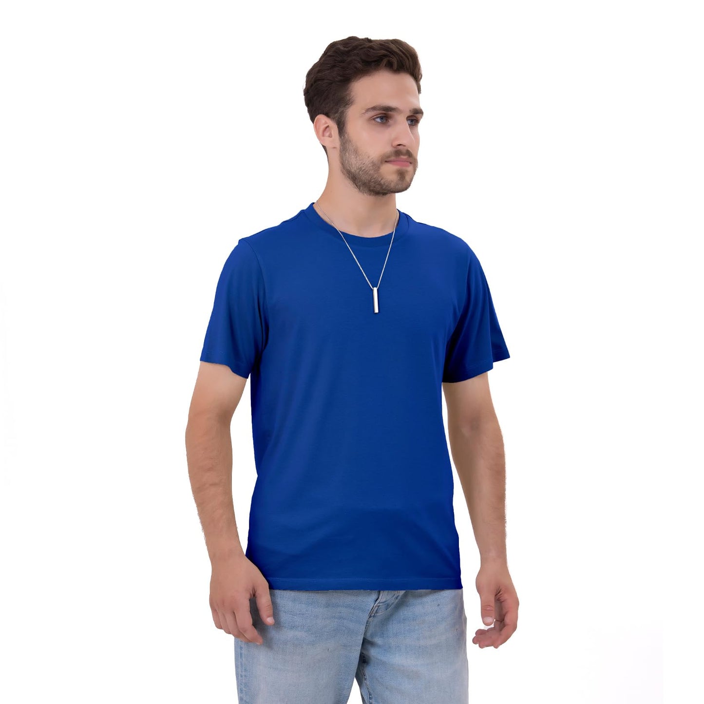 3 Pack T-Shirts for Men 100% Cotton |Premium Plain Crew Neck Mens