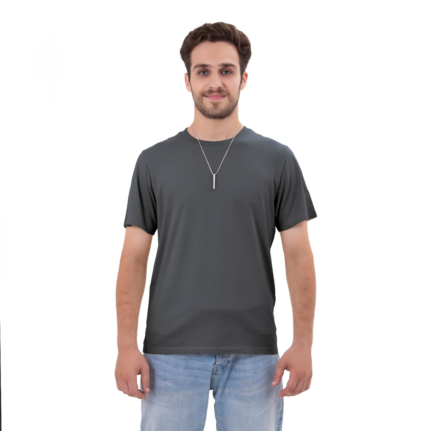 3 Pack T-Shirts for Men 100% Cotton |Premium Plain Crew Neck Mens