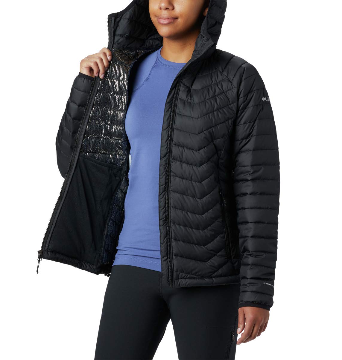 Columbia Women's Powder Lite Hooded Jacket Hooded Puffer Jacket (pack of 1)