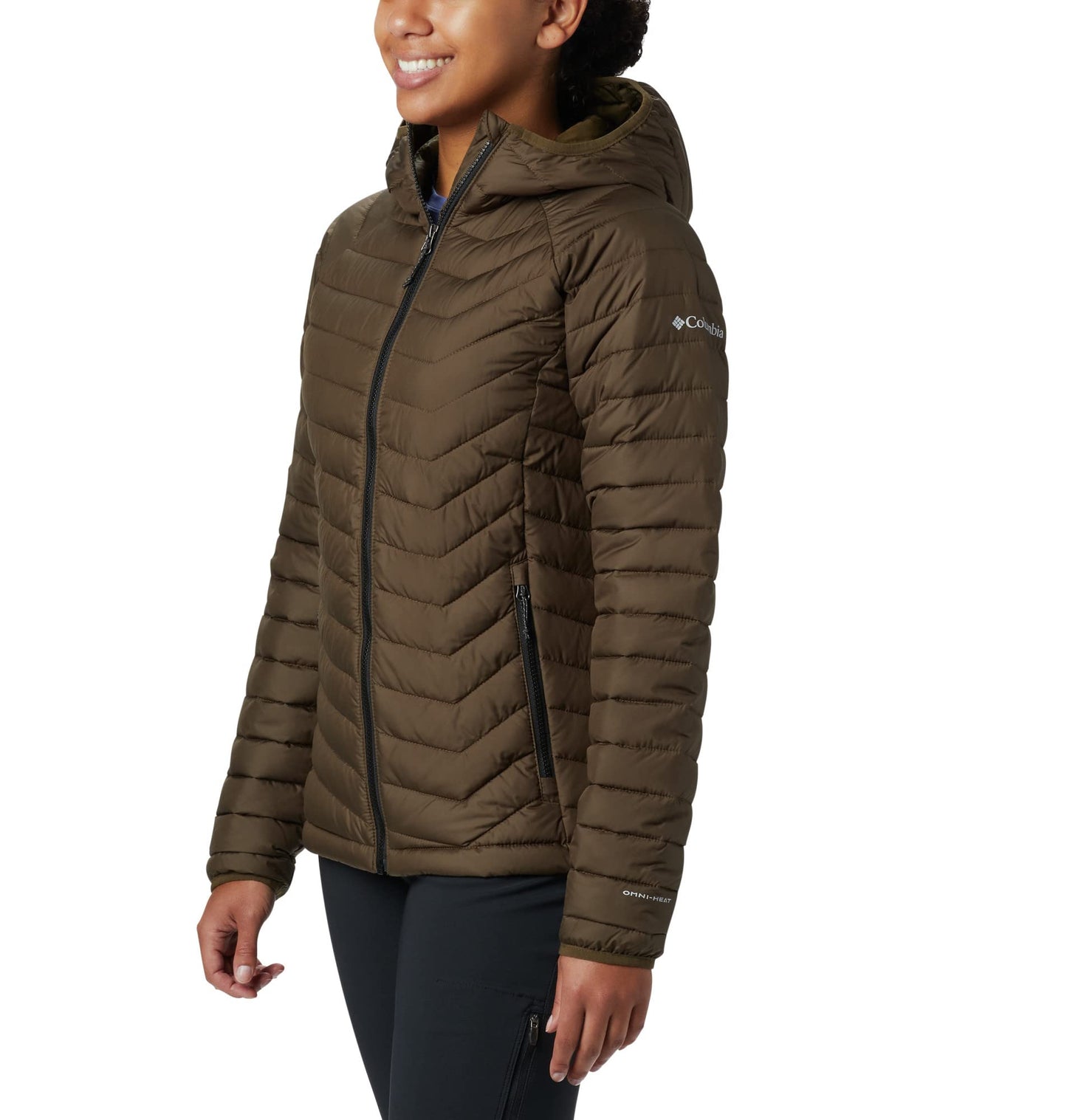 Columbia Women's Powder Lite Hooded Jacket Hooded Puffer Jacket (pack of 1)