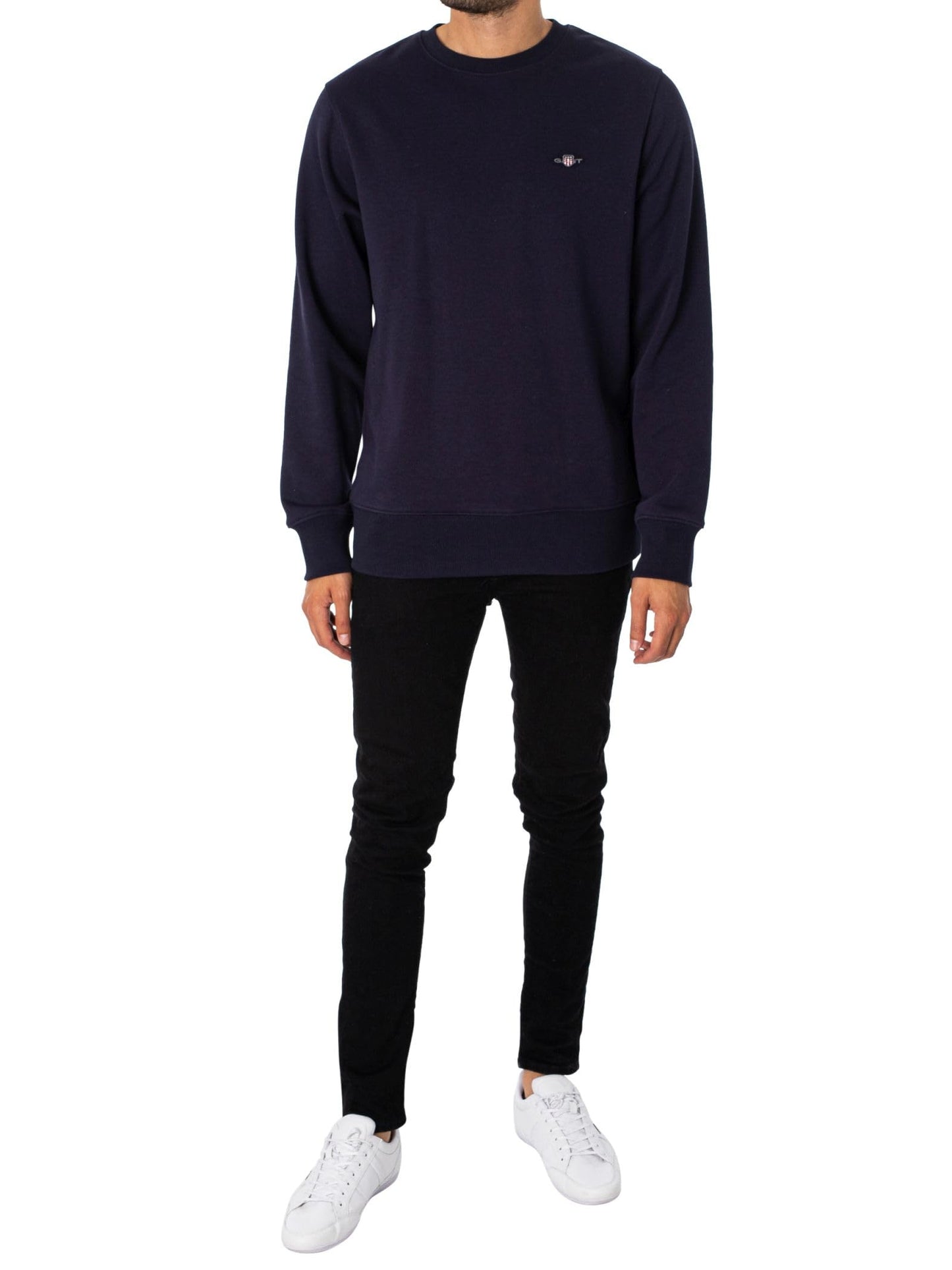 GANT Mens Shield Crew Neck Sweater