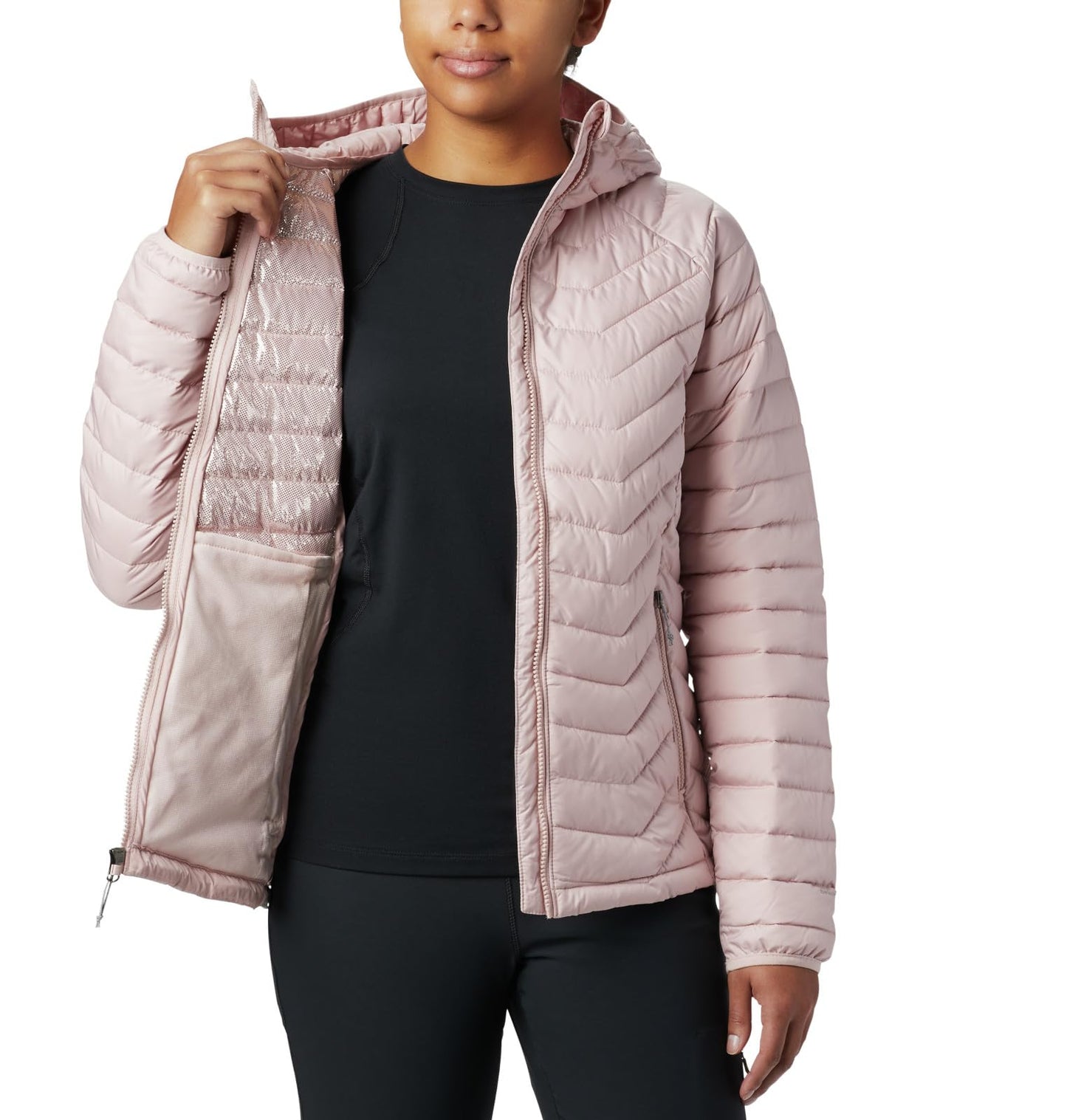 Columbia Women's Powder Lite Hooded Jacket Hooded Puffer Jacket (pack of 1)