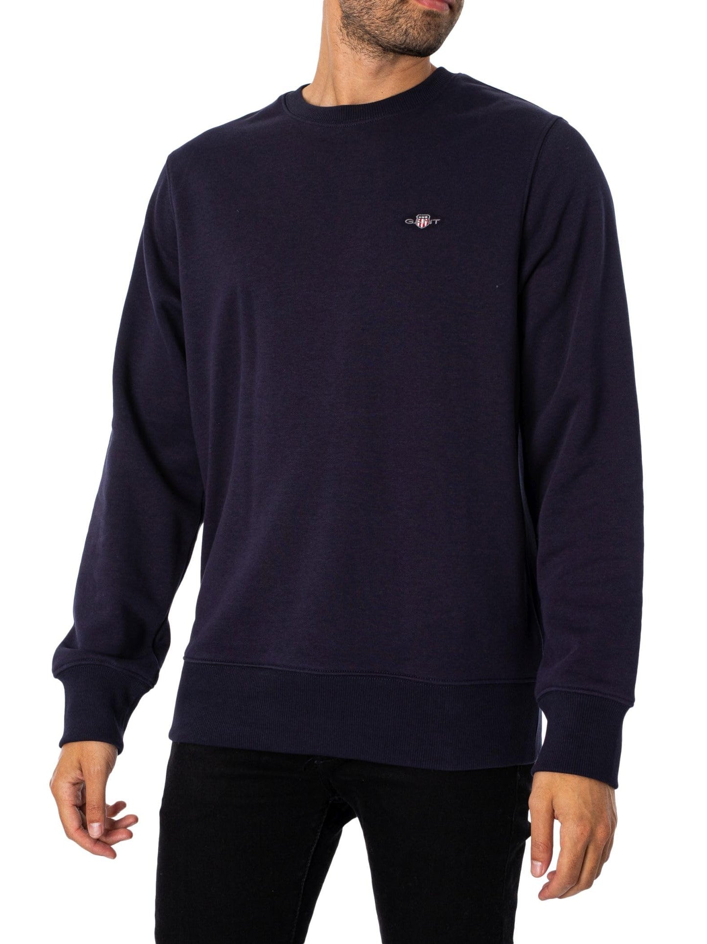 GANT Mens Shield Crew Neck Sweater