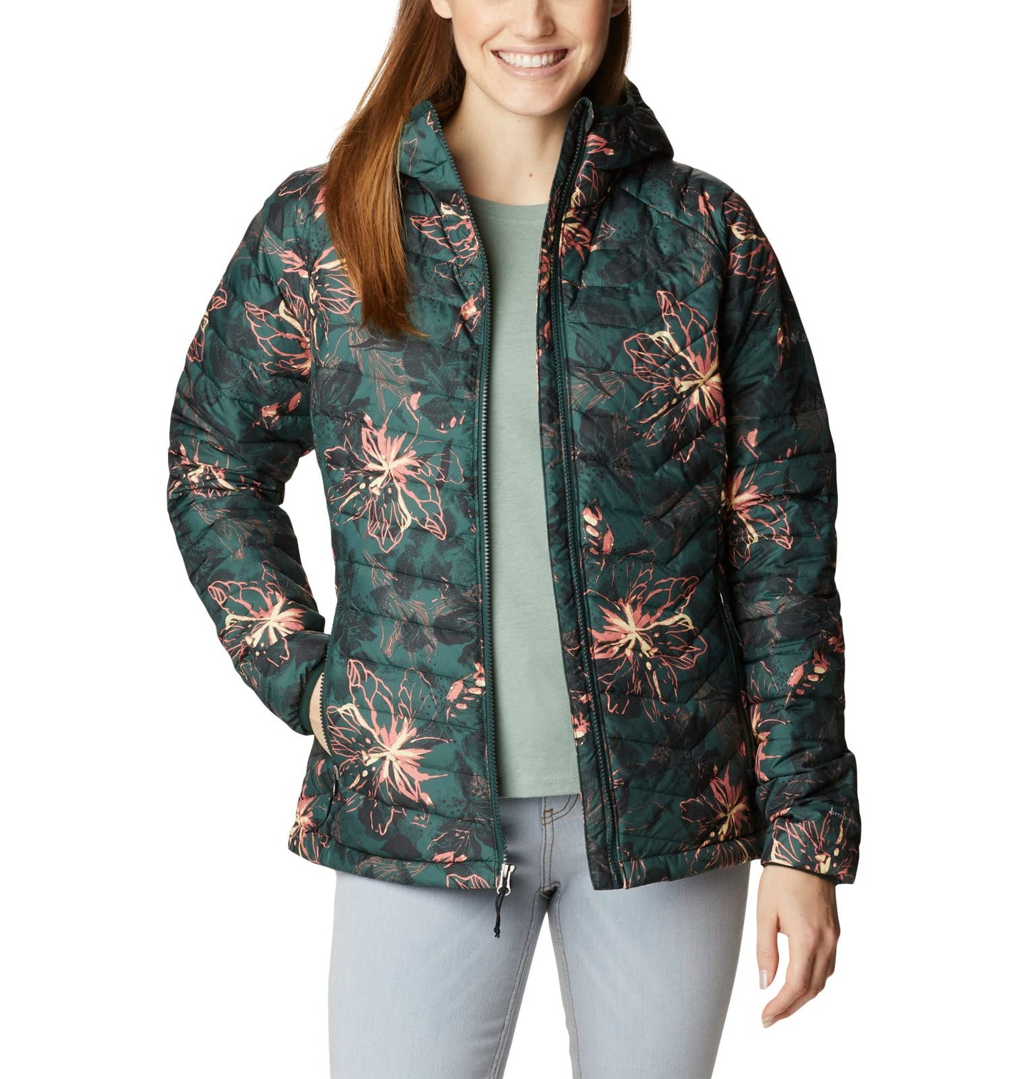 Columbia Women's Powder Lite Hooded Jacket Hooded Puffer Jacket (pack of 1)