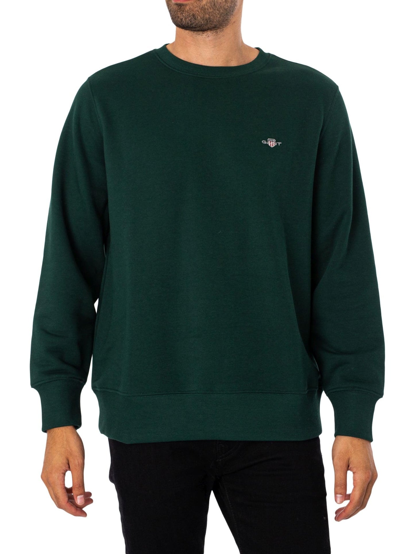 GANT Mens Shield Crew Neck Sweater