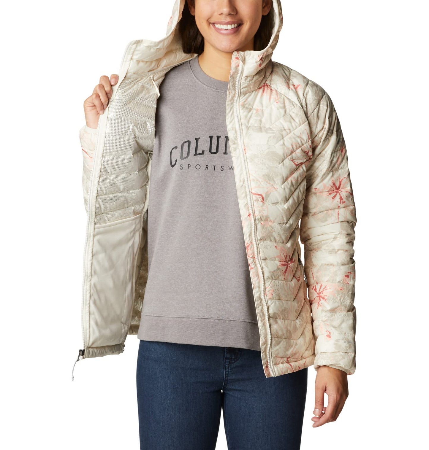 Columbia Women's Powder Lite Hooded Jacket Hooded Puffer Jacket (pack of 1)