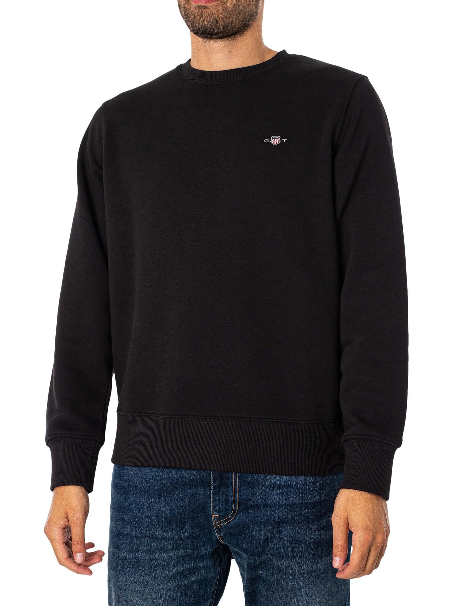 GANT Mens Shield Crew Neck Sweater