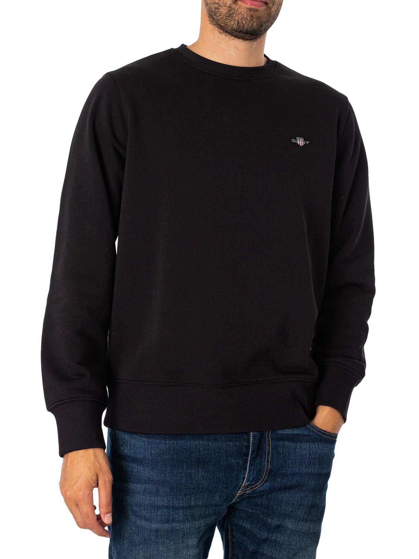 GANT Mens Shield Crew Neck Sweater