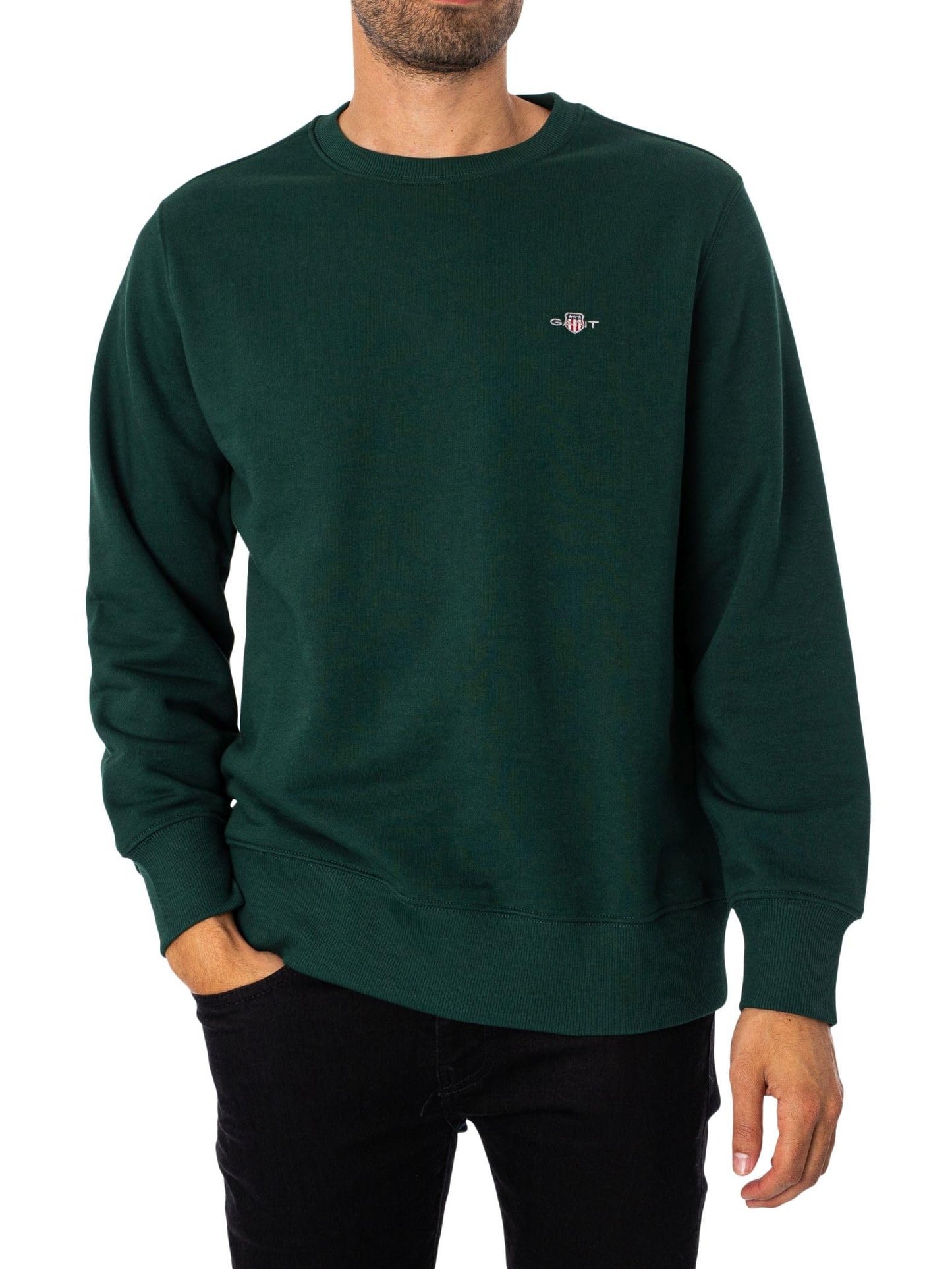 GANT Mens Shield Crew Neck Sweater