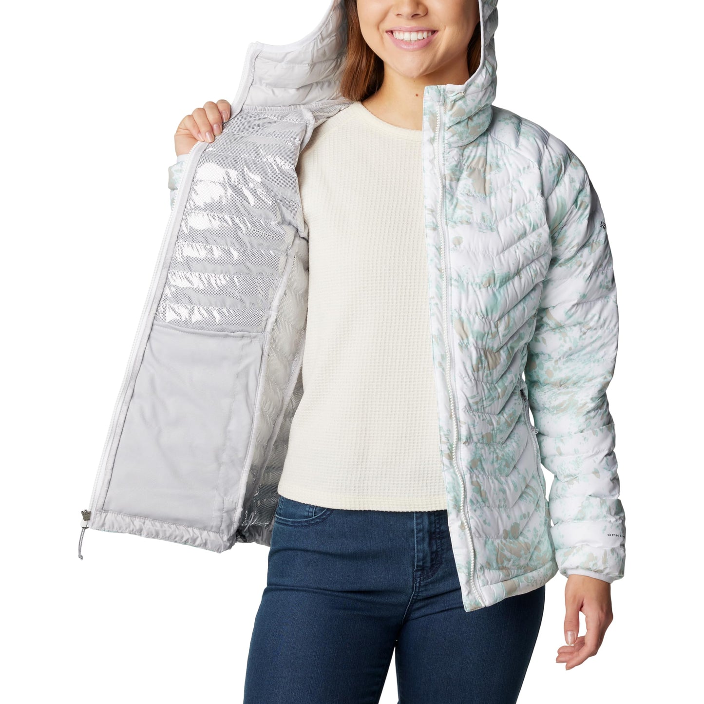 Columbia Women's Powder Lite Hooded Jacket Hooded Puffer Jacket (pack of 1)