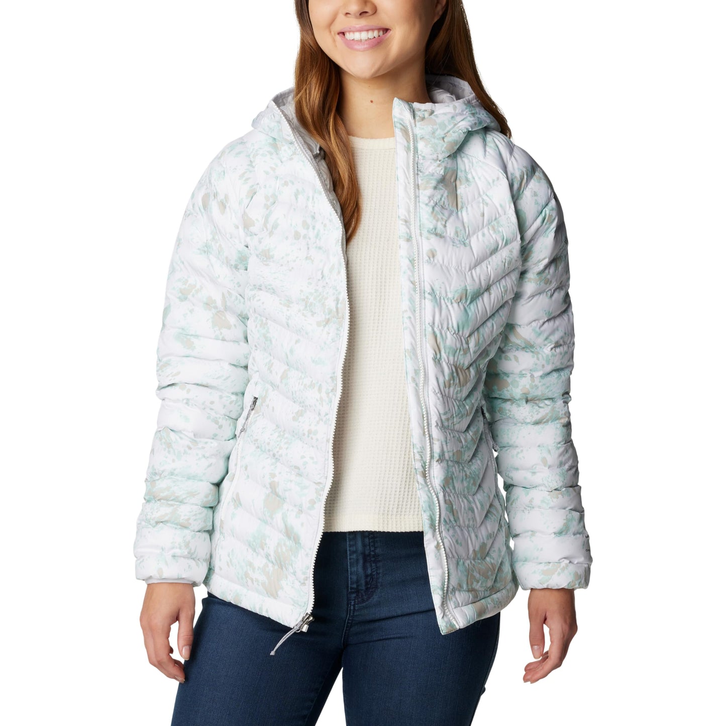 Columbia Women's Powder Lite Hooded Jacket Hooded Puffer Jacket (pack of 1)