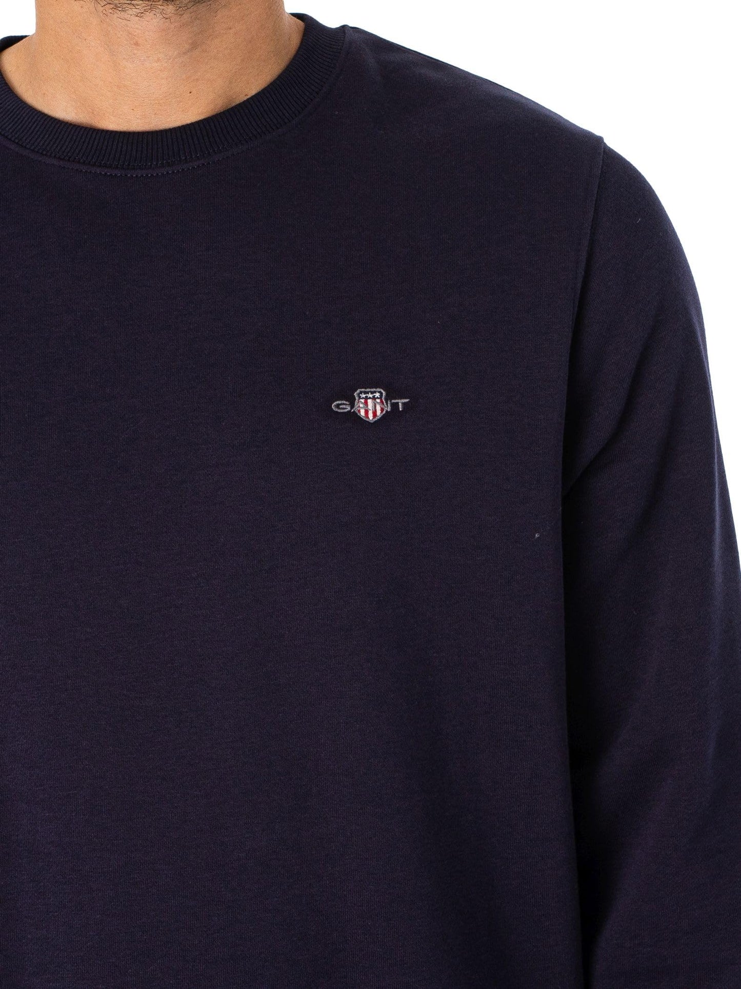 GANT Mens Shield Crew Neck Sweater