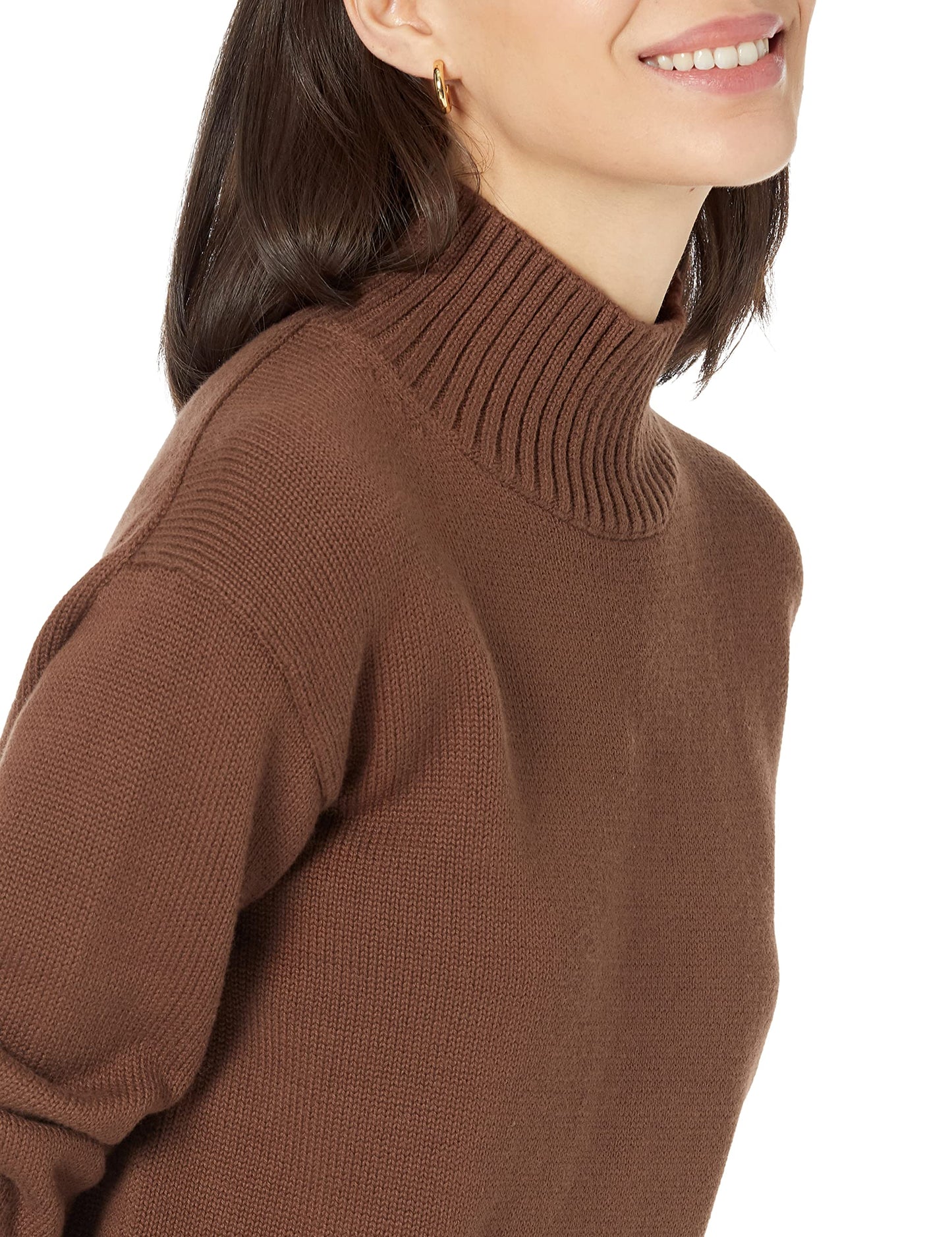 Women's Cotton Funnel-Neck Sweater (Available in Plus Size)