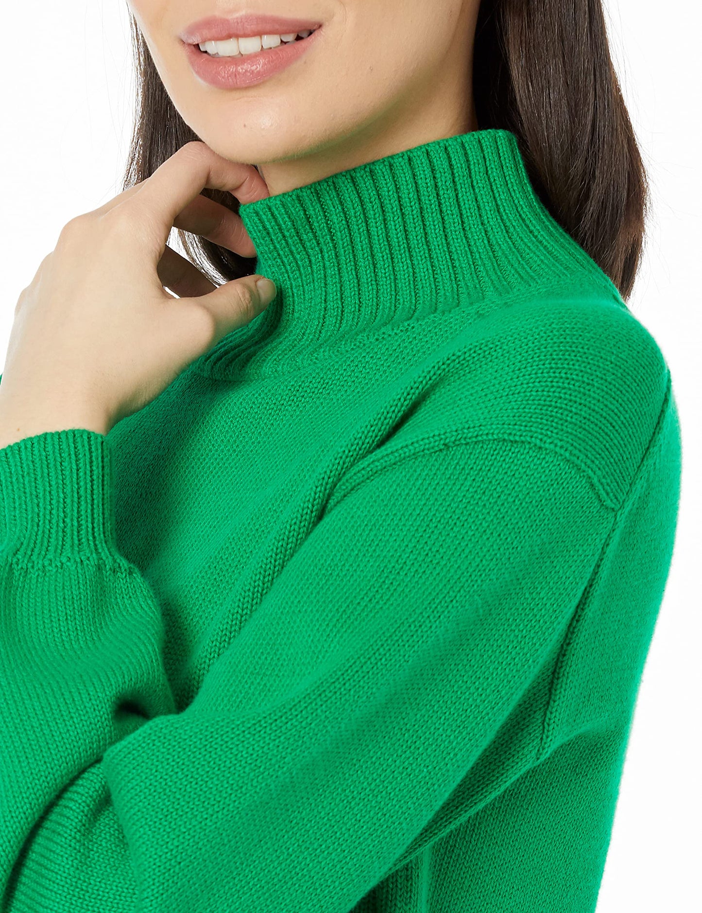 Women's Cotton Funnel-Neck Sweater (Available in Plus Size)