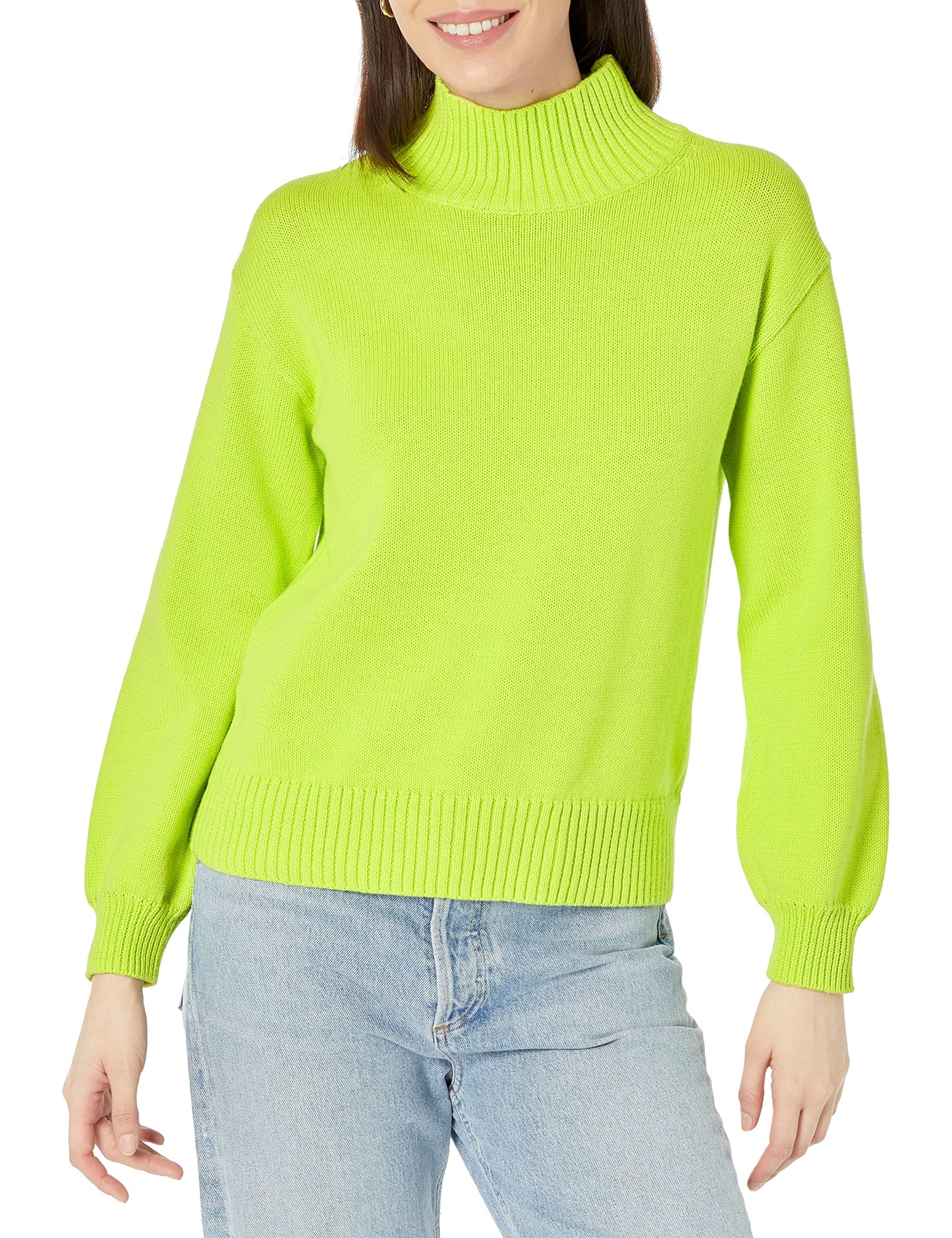 Women's Cotton Funnel-Neck Sweater (Available in Plus Size)