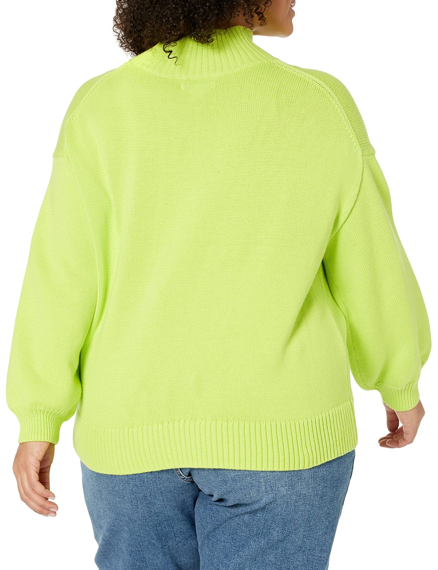 Women's Cotton Funnel-Neck Sweater (Available in Plus Size)